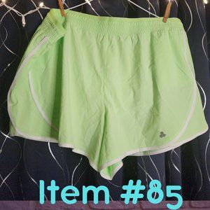 Tek Gear 3x mint green shorts with liner and zipper